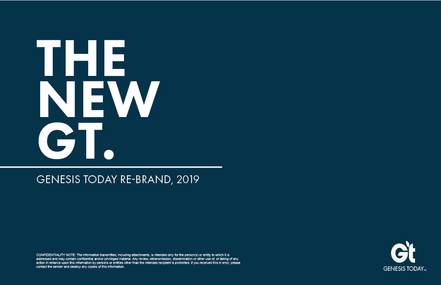 Genesis Today Re-brand pitch deck sept 2019 genesisToday_PitchDeck_sept19
